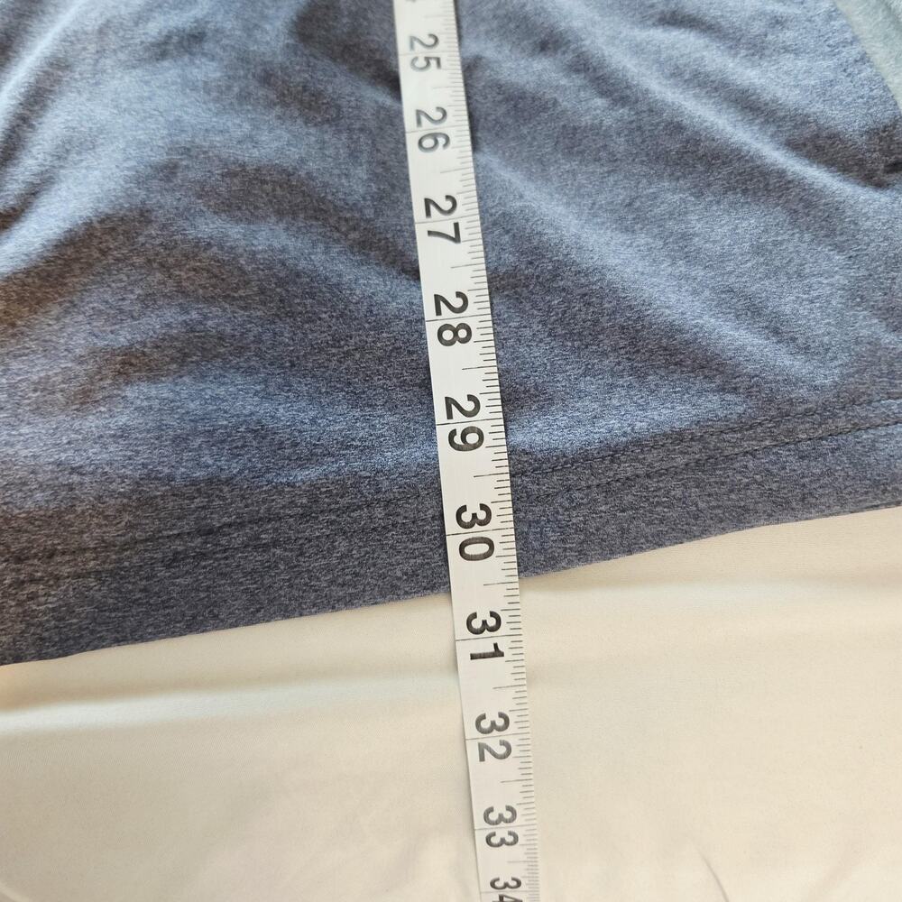 Mizuno Pullover Mens 2XL Gray Performance 1/4 Zip Long Sleeve Training Top - Picture 12 of 13